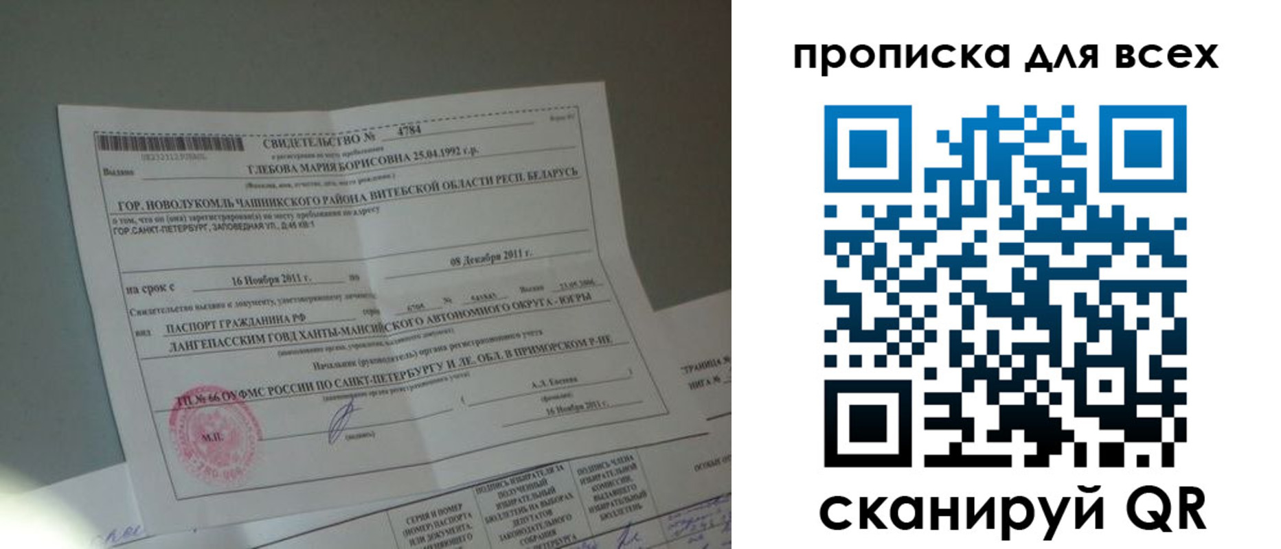 временная регистрация для всех в Узловой